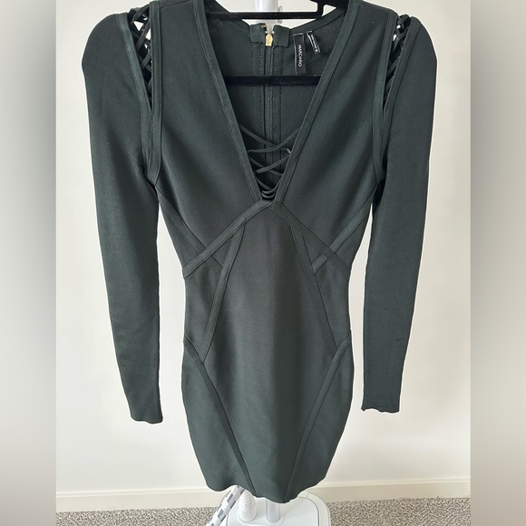 Marciano Dresses & Skirts - Marciano Dress Dark Green XS Long sleeve